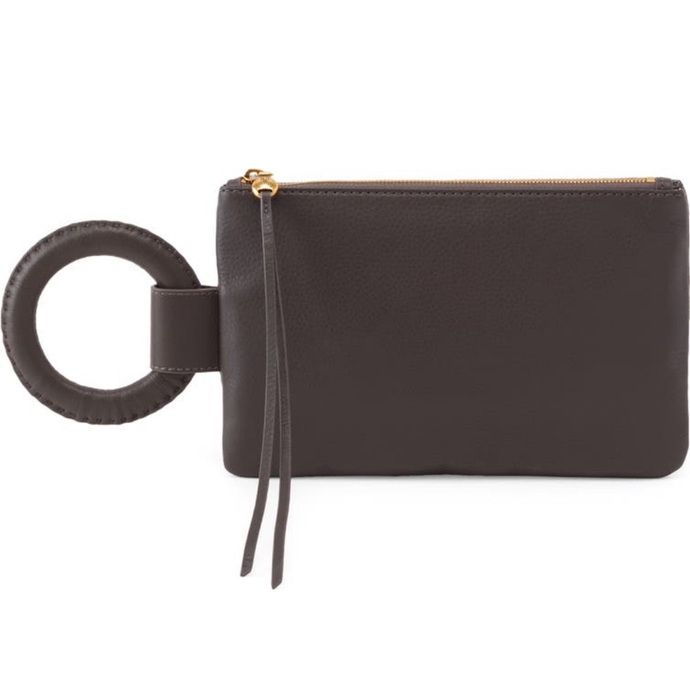 HOBO Storm Leather Clutch Slate